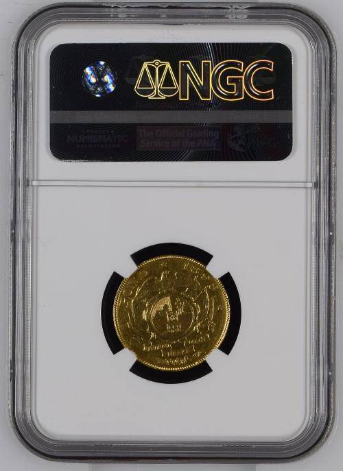 1898 POND - NGC GRADED AU DETAILS